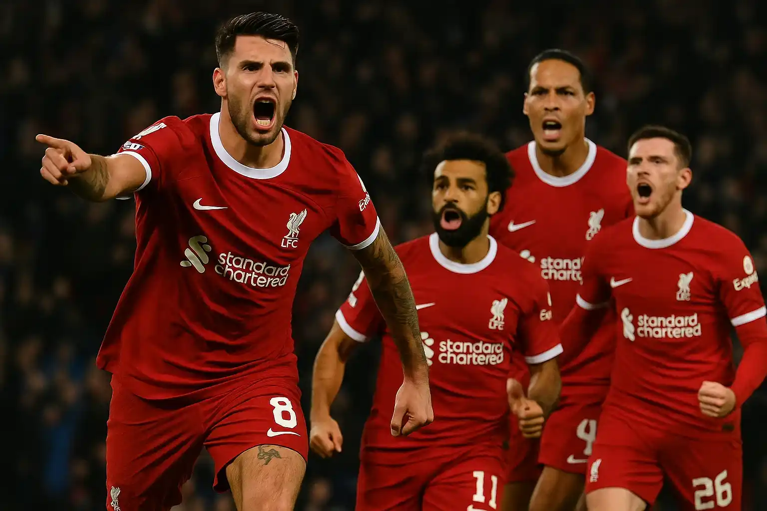 Szoboszlai dẫn dắt đồng đội thi đấu đầy máu lửa