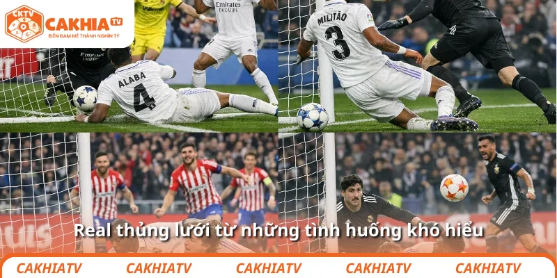 Real thủng lưới từ những tình huống khó hiểu